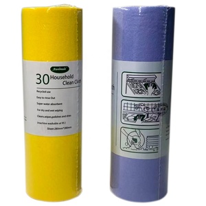 Cleaning Nonwoven Kitchen Cleaning Cloth Microfiber With 38*38CM Size