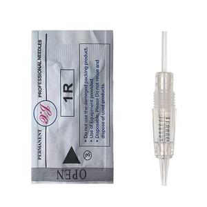 Aiguilles à broder jetables professionnelles en acier inoxydable de qualité médicale cône de 0.35mm pour aiguille de cartouche de maquillage permanente - Product Image 1