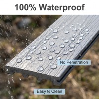 Planche de terrasse en PVC 138 mm de large, résistante aux intempéries, pour cour, bord de piscine, pose de terrasse extérieure, achat au détail