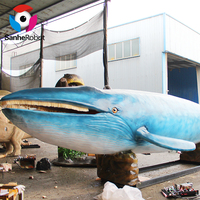 Modèle d'animal marin grandeur nature Animatronique Requin grandeur nature Robot réaliste Modèles animatroniques Parc à thème