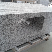 Granit blanc chinois G439 prix par pied carré, granit gris clair Pauline de haute qualité G439