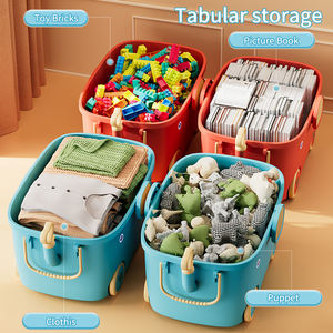 Vendite calde all'ingrosso cartone animato elefante giocattolo <span class=keywords><strong>scatola</strong></span> di stoccaggio giocattoli di plastica organizzatore con blocchi di costruzione <span class=keywords><strong>giochi</strong></span> - Product Image 3