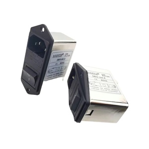 IEC ổ cắm và cầu chì một pha <span class=keywords><strong>220V</strong></span> AC cung cấp điện bộ lọc tiếng ồn 6A - Product Image 1