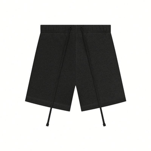 <span class=keywords><strong>Pantaloncini</strong></span> da Uomo in <span class=keywords><strong>Cotone</strong></span> Essenziali 2026, Vendita Diretta dalla Fabbrica, Colore Avena Chiaro con Stampa Nera a Rilievo - Product Image 1