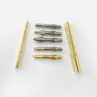 Connecteurs télescopiques plaqués or 24 carats Hongsheng, très demandés, en laiton, type banane, avec bornes de contact de masse enfichables