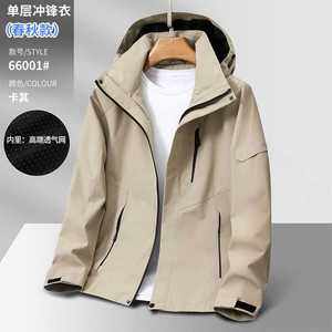 Hooded Single Layer Windbreaker Jacket Breathable Lightweight Spring Autumn Women's Coat Full Sleeve Wuhan Origin - Product Image 2