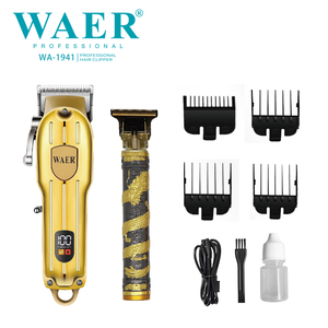 <span class=keywords><strong>Tondeuse</strong></span> et coupe-<span class=keywords><strong>cheveux</strong></span> électriques <span class=keywords><strong>sans</strong></span> <span class=keywords><strong>fil</strong></span> professionnels WAER, grande capacité de batterie, utilisation longue durée, portable et facile à utiliser - Product Image 2