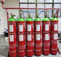 Système d'extinction d'incendie certifié UL/FM avec agent nettoyant HFC-227ea