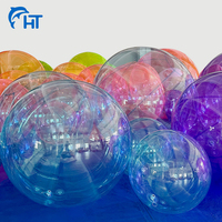 Vente chaude Boules gonflables transparentes de couleur néon d'extérieur Grandes boules gonflables en PVC Boules transparentes pour la publicité Gonflables