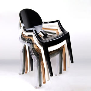 <span class=keywords><strong>Chaise</strong></span> de salle à manger à bras de style moderne du milieu du siècle, <span class=keywords><strong>chaise</strong></span> transparente en acrylique cristal, <span class=keywords><strong>chaise</strong></span> fantôme en plastique transparent pour événements de mariage, vente en gros - Product Image 4