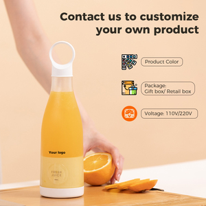 Mini <span class=keywords><strong>licuadora</strong></span> de frutas, máquina de jugo portátil y <span class=keywords><strong>licuadora</strong></span> de batidos, funciona con batería, bajo ruido, uso de una sola taza para jugo fresco - Product Image 5