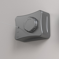 Séchoir à linge rétractable en ABS de 5,1 m pour balcon, double ou simple, pour le séchage et le rangement des vêtements en extérieur