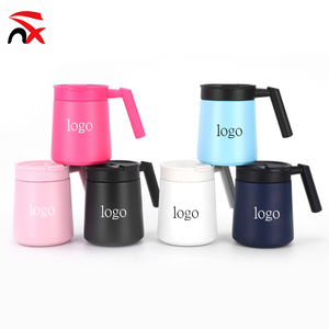 Logo personnalisé nouvelle poignée en acier inoxydable tasse à café tasse à boire directe maison bureau Simple tasse à café - Product Image 1