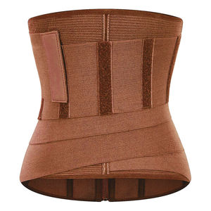 Hot Sale Women's <b>Plus</b> <b>Size</b> Waist Trainer <b>Belt</b> Removable Bandage Gym Sports Body Shaper Zipper Breathable Jersey Medium Control - Product Image 4