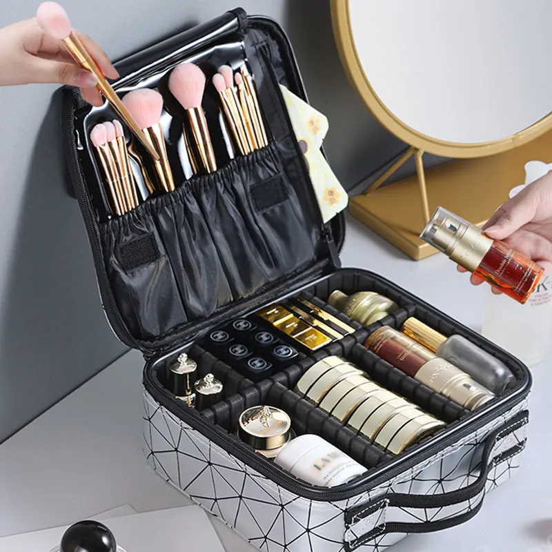 Make-Up Artist Case Opberg Organizer Voor Vrouwen Waterdichte Make-Up Case Professionele Reis Cosmetische Tas Case Case
