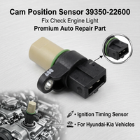 Capteur de position de came 39350-22600 pour réparer la voyant d'avertissement du moteur, capteur de calage d'allumage pour véhicules Hyundai-Kia