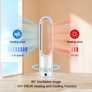 Ventilateur sans pales 2-en-1 intelligent 1200W avec télécommande, chauffage et ventilateur tour chaud/froid - Product Image 3