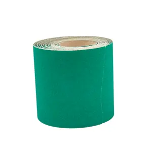 Rollo de papel abrasivo de alta calidad Glory P120 papel de lija de óxido de aluminio abrasivo de color verde