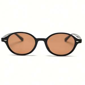 Lunettes de soleil rondes à petite monture TR90 UV400 personnalisées avec logo, tendance 2025, pour hommes et femmes, et lunettes de soleil ovales polarisées TAC pour hommes et femmes - Product Image 4