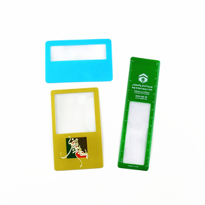3X Règle-loupe en PVC pour la lecture de cartes et de livres - Product Image 1