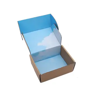 최고 판매자 중간 판지 이동 골판지 상자 판지 골판지 대형 매트 Boxycharm 무료 가입 우편물 상자