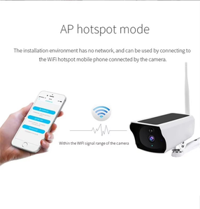 1080p HD All-in-one telecamera solare Wireless impermeabile per esterni telecamera CCTV rilevamento movimento 2.4GHz telecamera di rete WiFi - Product Image 5