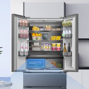 Réfrigérateur à <span class=keywords><strong>portes</strong></span> françaises <span class=keywords><strong>multi</strong></span>-<span class=keywords><strong>portes</strong></span> refroidi par air sans gel Réfrigérateur domestique ultra-mince - Product Image 1