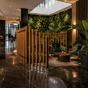 Clôture verticale <span class=keywords><strong>en</strong></span> aluminium résistante aux UV, aspect <span class=keywords><strong>bois</strong></span>, <span class=keywords><strong>pour</strong></span> <span class=keywords><strong>balcon</strong></span> et terrasse extérieurs modernes, écran d'intimité <span class=keywords><strong>en</strong></span> gros - Product Image 5