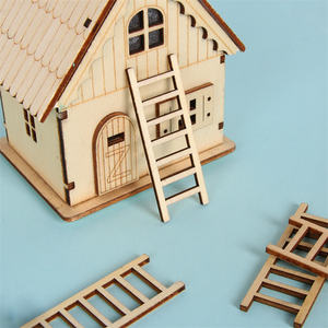 <span class=keywords><strong>Mini</strong></span> <span class=keywords><strong>escabeau</strong></span> <span class=keywords><strong>en</strong></span> <span class=keywords><strong>bois</strong></span> massif miniature artisanal pour micro-paysage ornement - Product Image 5