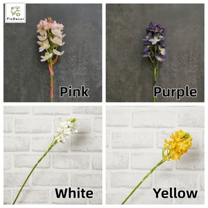 Nuovi <span class=keywords><strong>Fiori</strong></span> Artificiali di Ornithogalum Thyrsoides Jacq di Alta Qualità, Lillà Bianchi per Decorazioni Matrimoniali e Feste - Product Image 2