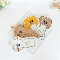 Serviettes en microfibre créatives en forme de rouleau de papier, très absorbantes, sans peluches, à suspendre pour la maison et la décoration hôtelière