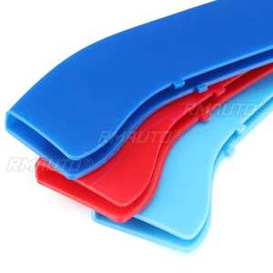 3 pegatinas de ABS con diseño de franja deportiva 3D para parrilla de coche BMW Serie 3 F30 F31 F35 E90 Serie 5 F10 F18 E60 X5 X6 E70 - Product Image 6