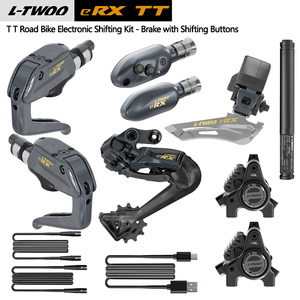 Kit de transmission électronique pour vélo de route 2x10/12 vitesses, nouveau modèle ERX-TT, freins à disque hydrauliques, leviers de vitesses électroniques pour vélo - Product Image 1