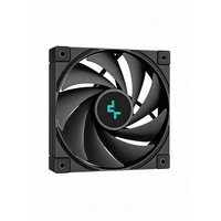 Refroidisseur d'air pour processeur DeepCool AK500 DIGITAL noir, 240 W TDP, tour haute performance avec affichage de l'état en temps réel pour LGA1700 AM5