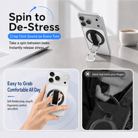 Support de téléphone portable magnétique flexible, étanche, pliable à 360°, avec base réglable en alliage de zinc, pour téléphone portable