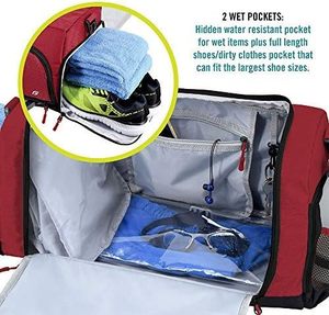 Muestra Gratuita, Venta al por Mayor Directamente de Fábrica, Bolsa de Deporte Plegable Explosiva, Ligera, de 85 L y 65 L, para Viajes, Deportes, Gimnasio, Fitness, para Mujer - Product Image 6
