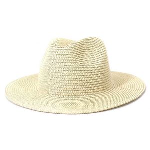 Chapeau Panama unisexe en paille à visière souple personnalisé pour la plage, la pêche, le ski, les voyages – Modèle adulte 2021, Meilleure vente - Product Image 4