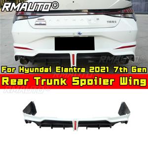 Para Hyundai Elantra 2021 7ª generación: alerón trasero, labio delantero, faldones laterales, kit de carrocería y accesorios para coche. - Product Image 1