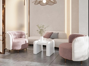 Servicio de Diseño de Interiores de Salón de Uñas Rosa de Lujo, Mostrador de Recepción Personalizado y Mobiliario para Peluquería - Product Image 5