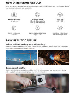 FJD Trion P1 GNSS RTK SLAM RS10 Lidar de cartographie géospatiale 3D portable OEM - Product Image 5