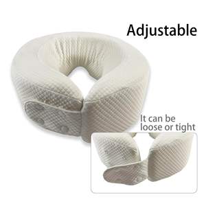 Almohada De <span class=keywords><strong>Dona</strong></span> Anneau en mousse à mémoire de forme Oreiller rond de massage pour beignet Oreiller de sommeil facial après la chirurgie oculaire Bbl pour le sommeil - Product Image 4