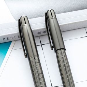 New Electroplated Gray Business Engraved 1.0Mm Ballpoint Customizable Logo Gift Promotional <b>Pen</b> - Product Image 2