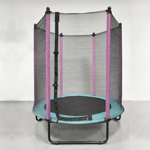 Trampoline pour enfants Zoshine de 55 pouces avec filet de sécurité, barre de maintien et balançoire, trampoline durable pour l'intérieur/l'extérieur pour les tout-petits - Product Image 5