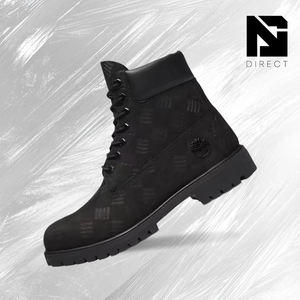 Bottes imperméables de luxe de 6 pouces 'debossed Black' pour homme et femme, chaussures de créateur originales, bottes hautes d'hiver pour l'extérieur - Product Image 1