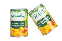 Nieuwe beste kwaliteit groothandel ingeblikte fruit verse gele perzik uit China Oasis Company OEM op maat gemaakt