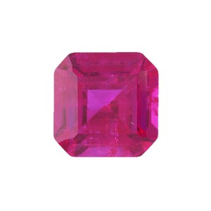Cadermay Synthetic Ruby Square Loose Stone Pink For Jewelry Making - Product Image 5