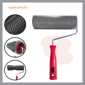 Spiked Epoxy Roller Hedgehog Texture Duracon <b>Resin</b> Core 100% Epoxy Resistant Plastic Stick Frame Professional <b>Paint</b> Rollers - Product Image 2