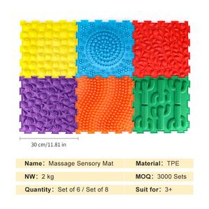 Tapis de puzzle sensoriel orthopédique EDUsense pour enfants autistes, <span class=keywords><strong>module</strong></span> de massage des pieds par acupression, cadeau original, ensemble de jouets sensoriels - Product Image 2