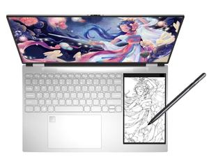 Ordenador portátil de doble pantalla con entrega en <span class=keywords><strong>24</strong></span> horas, ordenador Win 11 DE 15,6 + 7 <span class=keywords><strong>pulgadas</strong></span> para reunión de enseñanza en línea DDR4 16GB 2TB SSD, ordenador portátil para estudiantes - Product Image 2