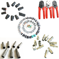 Deutsch-montaje de brida serie Dt L012, conector macho de cable automático impermeable, 2p/3p/4p/6p/8p/12p